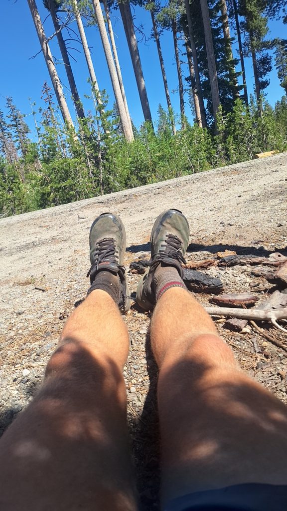 Legs with crappy shoes